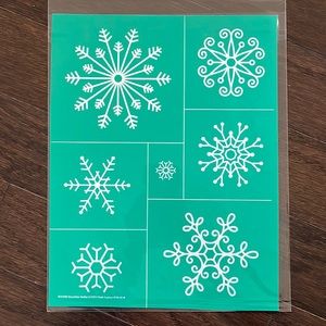 COPY - Brand New Chalk Couture Snowflake Medley Transfer